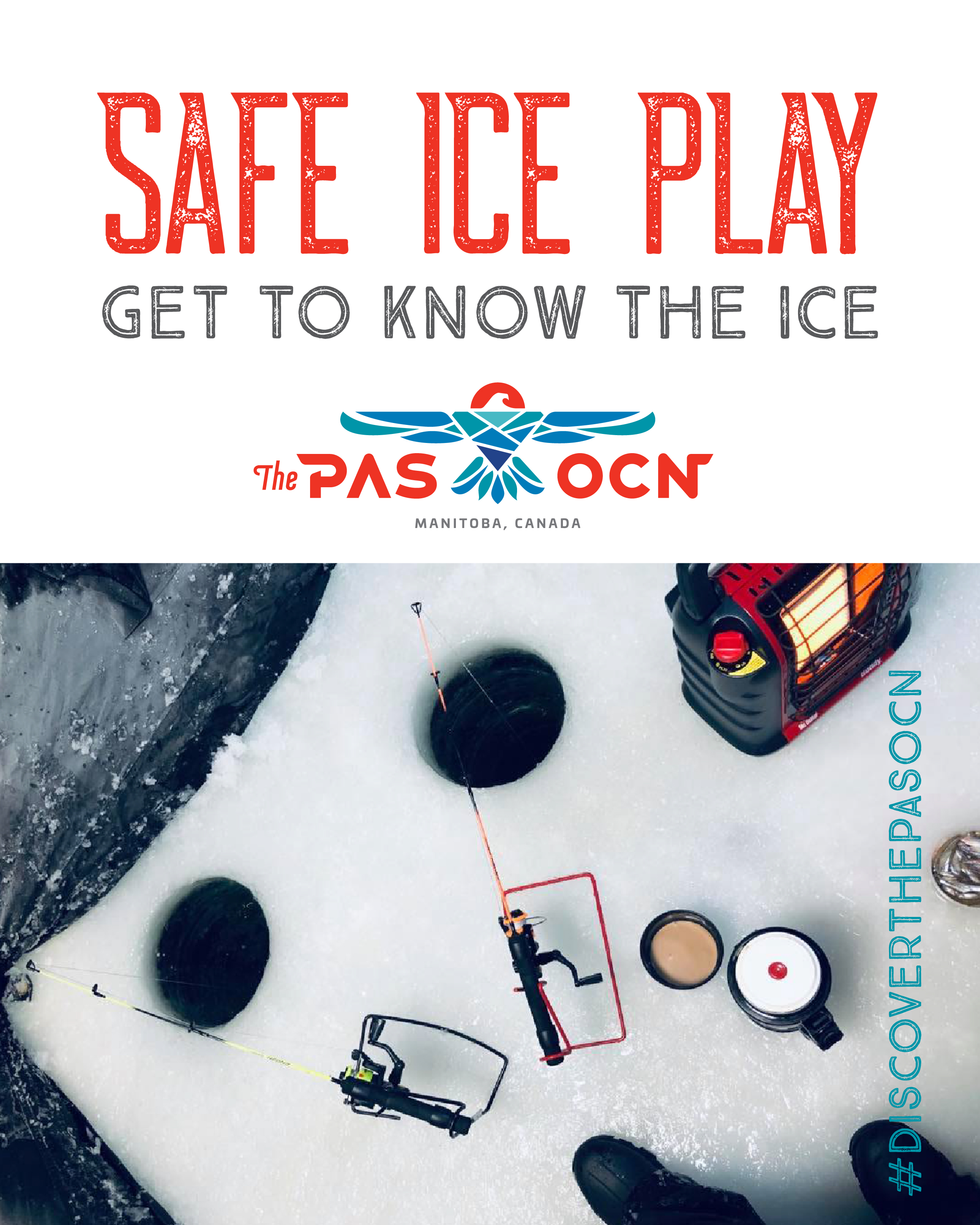 Cover image of ice fishing holes