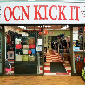 OCN Kick It store front from inside Otineka Mall