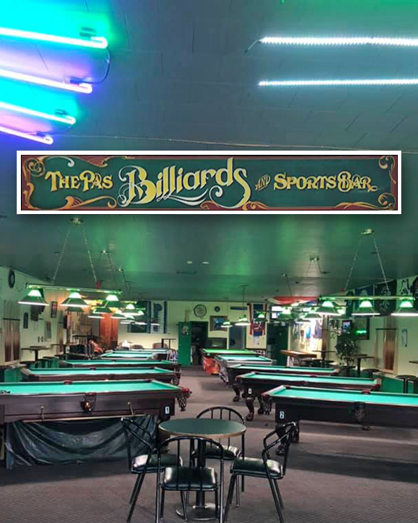 billiards tables